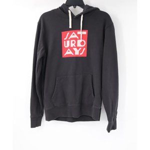 Saturdays NYC sweatshirt Men's medium hoodie long sleeve cotton graphic logo